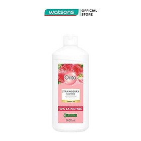 Gel Tắm Orita Strawberry Scented Shower Gel 1400ml