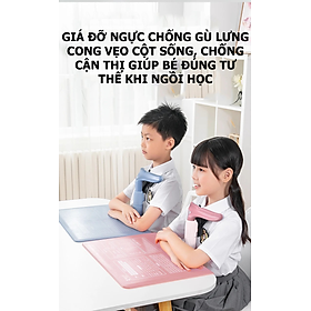 Hình ảnh Giá đỡ ngực chống gù lưng cong vẹo cột sống, chống cận thị giúp bé đúng tư thế khi ngồi học mẫu đuôi cá CG00001