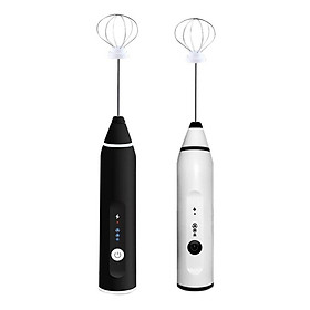 USB Sạc Cà Phê Sữa Drink Frother Sữa Rửa Mặt Foamer 3 Tốc Độ Điện Máy Đánh Trứng Cầm Tay Điện Máy Trộn Thực Phẩm Xay Sinh Tố - one