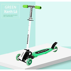 Xe Trượt Scooter 3 Bánh Có Đèn LED Phát Sáng Điều Chỉnh Hướng Thế Hệ Mới Đại Nam Sport