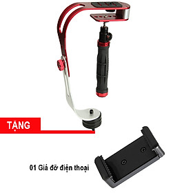 Tay quay phim chống rung cho máy ảnh và điện thoại SLR GOPRO (Tặng 01 gá kẹp điện thoại)