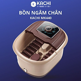 Bồn Ngâm Chân Massage Sục Khí KACHI MK440 - Tự Động Giữ Nước Ấm, Có Khay Thảo Dược - hàng chính hãng