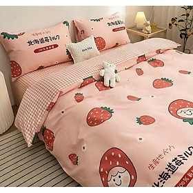 Set chăn ga gối  - họa tiết hoa quả