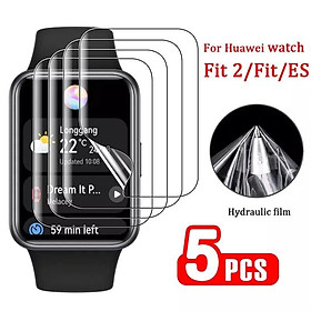 Bộ 5 miếng dán TPU Mềm Mại Bảo Vệ màn hình dành Cho Huawei Watch Fit 2 / WatchFit 2