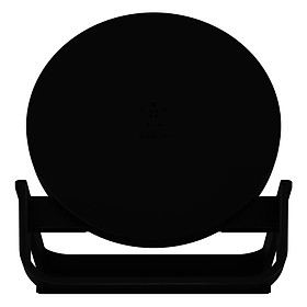 Đế Sạc Không Dây Belkin Hỗ Trợ Sạc Nhanh 10W F7U108btBLK (Không Kèm Adapter Sạc) - Hàng Chính Hãng