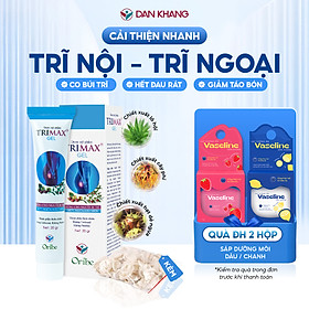 Gel Bôi Trĩ Giúp Co Búi Trĩ, Giảm Sưng Đỏ Và Ngứa Rát Hậu Môn Do Trĩ Trimax Tuýp 20g