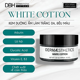 Kem dưỡng trắng da WHITE COTTON 28.35ML- DBH