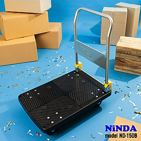 Mua Xe đẩy 150kg Ninda X150B  tay gấp gọn  không han gỉ