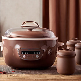 Mua Nồi nấu chậm Bear 2.5L DDZ-C25R6 thố đất tử sa  đa năng nấu cháo - Hàng chính hãng