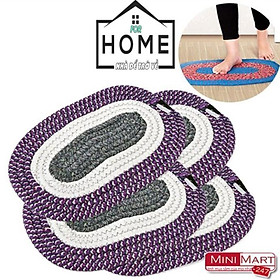 Mua Thảm Chân Vải Đan Hình Ovan - Dày