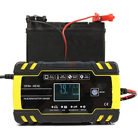 Bộ Sạc Bình Acquy Tự Động 3 Giai Đoạn 12V - 24V 8A BC1