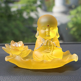 Mua Tượng phật Chibi thiền lá sen - CB01