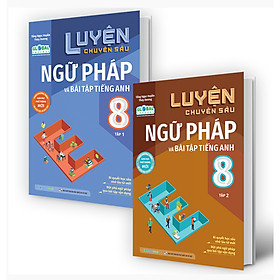 Sách - Combo 2c Luyện chuyên sâu ngữ pháp và bài tập tiếng anh Lớp 8 (Global)