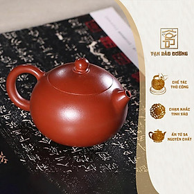 Mua Ấm tử sa Tây Thi Vạn Bảo Đường chế tác thủ công  núm ấm cách điệu tinh tế 200ml - VBD009