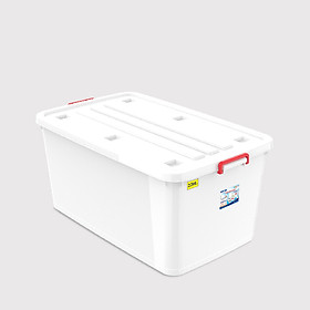 Mua Thùng vuông 220 lít Duy Tân 853 (102 x 60.5 x 46 cm) giao quai màu ngẫu nhiên thùng đựng thực phẩm đồ đa năng