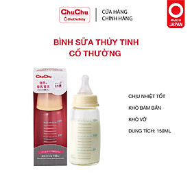 Bình Sữa Thủy Tinh Cổ Thường G-150Ml Chuchu Baby (Box Type)