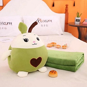 Mua Bộ chăn gối hình trái cây 3in1 cho Bé  cho văn phòng dễ thương