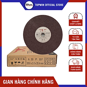 Mua (Combo 5 Viên) Đá Cắt Bò Tót 350x3x25.4mm Chuyên Cắt Sắt Cắt Inox Sắc Bén  Cắt Không Bụi  Ít Hao Mòn | TOPWIN Official Store