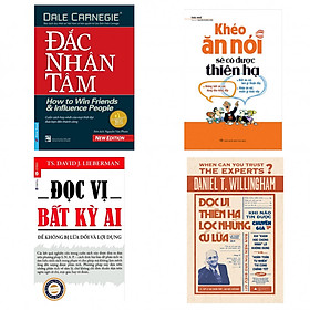 Hình ảnh Combo Sách Kỹ Năng Sống Bán Chạy Nhất: Đắc Nhân Tâm + Khéo Ăn Nói Sẽ Có Được Thiên Hạ + Đọc Vị Thiên Hạ Lọc Những Cú Lừa + Đọc Vị Bất Kỳ Ai - Để Không Bị Lừa Dối Và Lợi Dụng (Tặng Bookmark Lông Vũ)