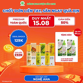 Dầu Lăn Gừng Thảo Dược Bảo Linh 10ml - Xoa bóp, giảm đau đầu, đau cơ, căng thẳng, mệt mỏi, đau cổ vai gáy, lưu thông khí huyết