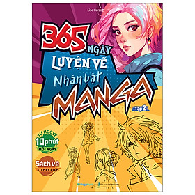 365 Ngày Luyện Vẽ Nhân Vật Manga - Tác Giả Lise Herzog  (MGB)