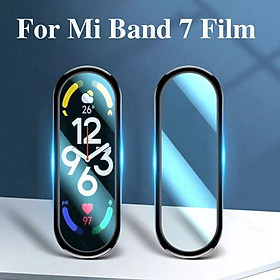 Miếng dán 3D Full màn hình Miband 7 / Miband 8 - Dán cường lực 3D dẻo Full viền cong cho vòng đeo tay thông minh Xiaomi Mi Band 7 / 8 cao cấp