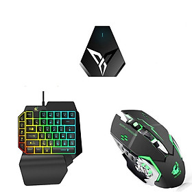 Mua Bộ chuyển đổi game Flydigi Q1   Bàn Phím Bán Cơ FREE WOLF K15 tặng Chuột không dây Free Wolf X8 Led 7 màu-hàng nhập khẩu