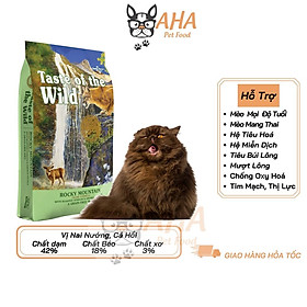 Thức Ăn Cho Mèo Anh Lông Dài, Taste Of The Wild Bao 2kg - Thức Ăn Cho Mèo, Vị Cá Hồi, Rau Củ Quả, Trái Cây