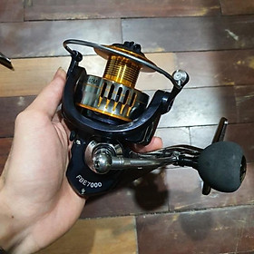 Máy câu cá fun kim loại FBE 7000 máy cực khoẻ giá rẻ y hình