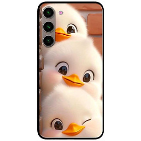 Ốp lưng cho Samsung S21 FE - S23 - S23 Plus - S23 Ultra - S24 - S24 Ultra - Ba Chú Vịt Trắng - Hàng Chính Hãng