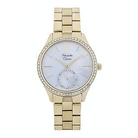 Đồng hồ đeo tay nữ hiệu Alexandre Chrities 2715BFBGPMS