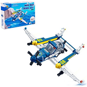 Đồ Chơi Lắp Ráp Máy Bay Trinh Sát - Po.lic.e Helicopter 7029 (213 Mảnh Ghép)