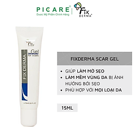 Gel làm mờ sẹo Fixderma Scar gel (15ml)