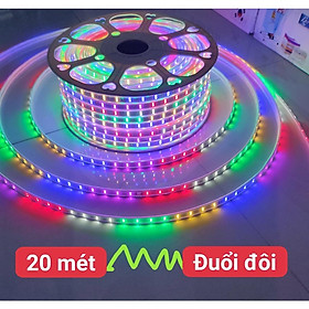 Dây đèn led nháy đuổi 2835- Tặng kèm nguồn, Dây đèn led đủ màu ,đèn led trang trí led đuổi