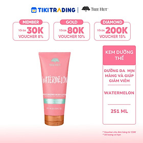 Kem dưỡng thể Tree Hut Watermelon Moisturizing Body Lotion 251 ml