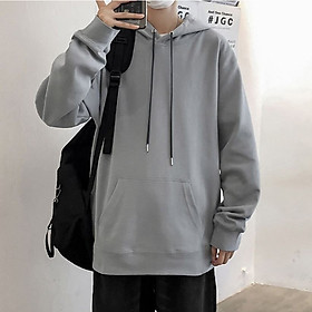 Áo hoodie unisex màu trơn vải đẹp