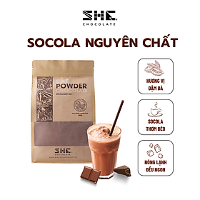 Bột Socola SHE nguyên bản - Túi 500g - SHE Chocolate. Bổ sung năng lượng, tốt cho sức khỏe và dinh dưỡng, pha uống nóng/ đá tiện lợi. Quà tặng sức khỏe, quà tặng người thân, dịp lễ