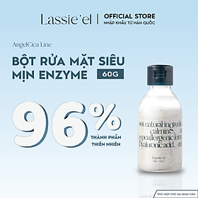 Bột rửa mặt chống lão hóa enzyme Lassie'el 60g chiết xuất từ thiên nhiên sạch sâu ẩm mịn