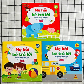 [Download Sách] Mẹ hỏi bé trả lời - Hỏi đáp giúp bé phát triển ngôn ngữ và giao tiếp - Dành cho trẻ 1+