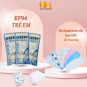 Combo 300 chiếc Khẩu trang 4D bé, họa tiết dễ thương, form ôm mặt, bảo vệ bé tối ưu