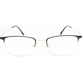 Gọng Kính Unisex Hợp Kim Nửa Gọng G1223.2 (54/19/143) - Đen Phối Bạc