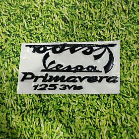 Tem nổi xe máy  dành cho xe vespa Primavera 125 3Vie ĐEN -TKAs.2954