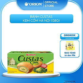 Hộp 6 gói bánh Orion CUSTAS vị CỐM Hà Nội (141G)