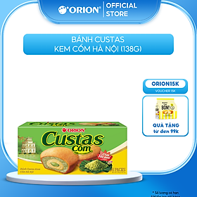 Hộp 6 gói bánh Orion CUSTAS vị CỐM Hà Nội 141G