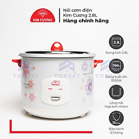 Mua Nồi Cơm Điện Kim Cương 2.8 Lít Nắp Rời  - Hàng Chính Hãng