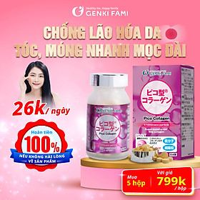 Hình ảnh Collagen Viên Nhật Bản, Hỗ Trợ Ngăn Ngừa Lão Hóa Da, Giúp Tóc Móng Chắc Khỏe, Hộp 180 Viên