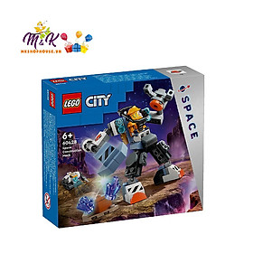 LEGO CITY 60428 Đồ chơi lắp ráp Rô bốt xây dựng trong không gian (140 chi tiết)