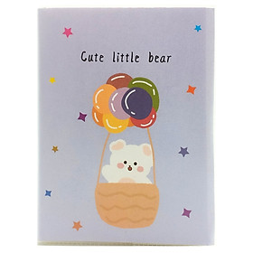 Nơi bán Bộ 2 Sổ Note 64902 - Cute Little Bear - Màu Tím - Giá Từ -1đ