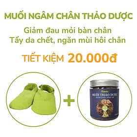 Túi chườm nóng thảo dược giảm đau bàn chân dùng lò vi sóng - Hapaku