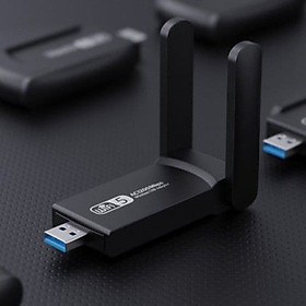 Mua  CÓ SẴN  USB Nâng cấp thu wifi 5G  AC 5Ghz 600Mbps  có ANTEN  Gigabit cho máy bàn và laptop tốc độ cao